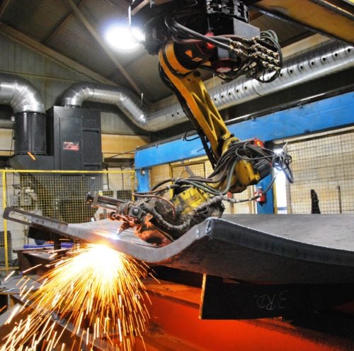 Robotic Arm at Conrex Steel