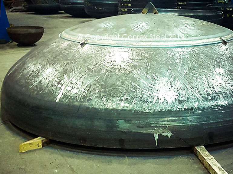 Conventional tank head made from 2205 Duplex Material