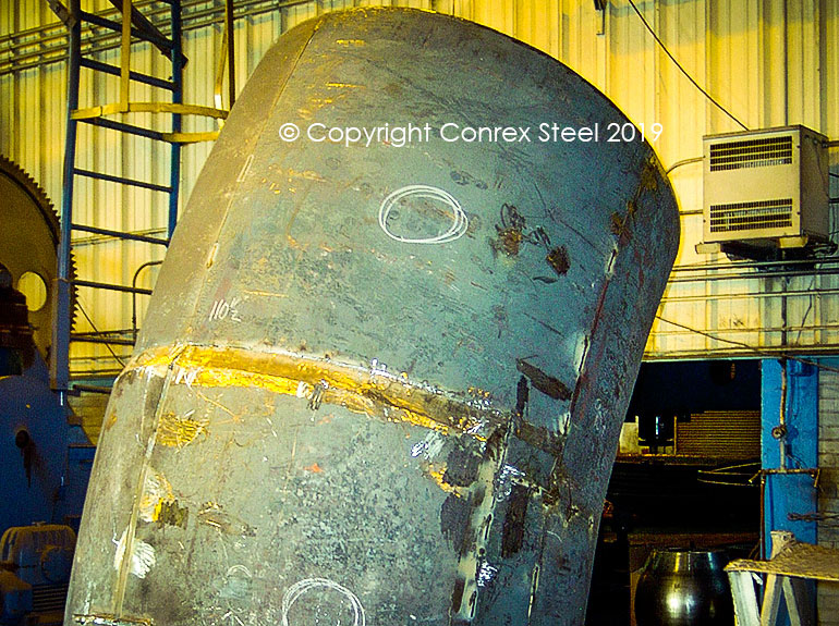 Large Elbow formed in segments by Conrex Steel