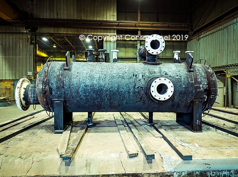 Post weld heat treatment of pressure vessel